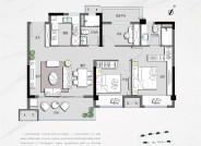 凤栖元筑94m²户型