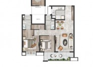 云璟花园98m²户型