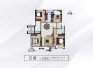 约(118)㎡户型